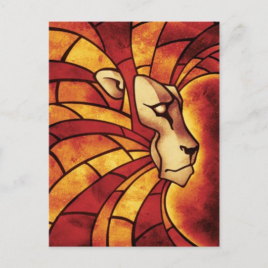 Leeuw van Juda - Jah Rastafari - Briefkaart (Voorkant)