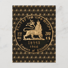 Leeuw van Juda - Keizerrijk Ethiopië - Briefkaart