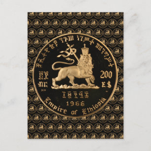 Leeuw van Juda - Keizerrijk Ethiopië - Briefkaart