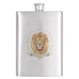 Leeuw van Juda Klassieke RVS-fles 8oz Flacon