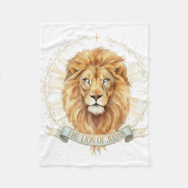 Leeuw van Juda kleine babydeken - 30x40 pluche dek Fleece Deken