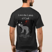 Leeuw van Juda + Lam van God T-shirt (Achterkant)