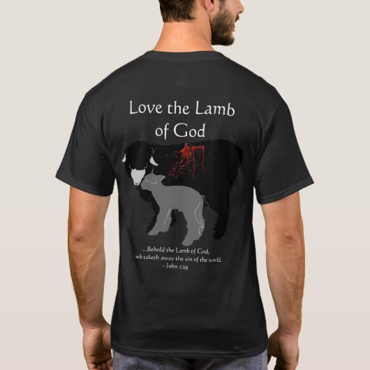 Leeuw van Juda + Lam van God T-shirt (Achterkant)