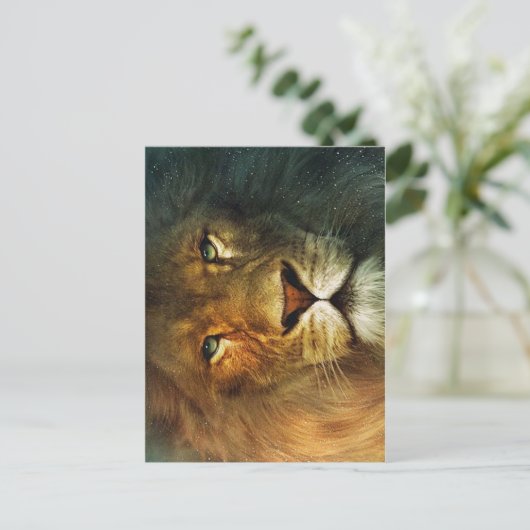 Leeuw van Juda - Leeuw - Rastafari - Briefkaart (Staand voorkant)