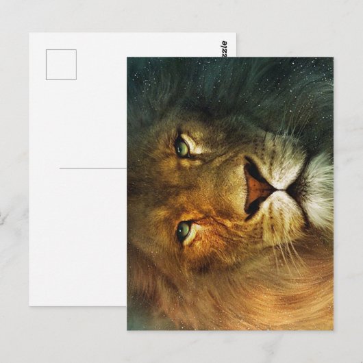 Leeuw van Juda - Leeuw - Rastafari - Briefkaart (Voorkant / Achterkant)