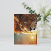 Leeuw van Juda - Leeuw - Rastafari - Briefkaart (Staand voorkant)