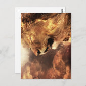 Leeuw van Juda - Leeuw - Rastafari - Briefkaart (Voorkant / Achterkant)