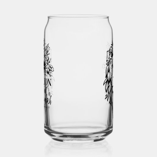 Leeuw van Juda Openbaring 5:5 Christelijk Blikvorm Glas (Links)