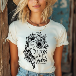 Leeuw van Juda Openbaring 5:5 Christelijk T-shirt