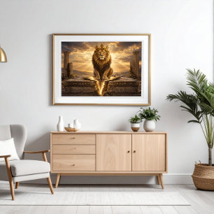 Leeuw van Juda Perfect Poster