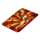 Leeuw van Juda - Rastafara - Reggae Rasta Magnet Magneet (Linkerzijde)