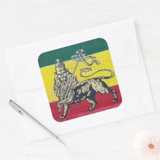 Leeuw van Juda sticker (Envelop)