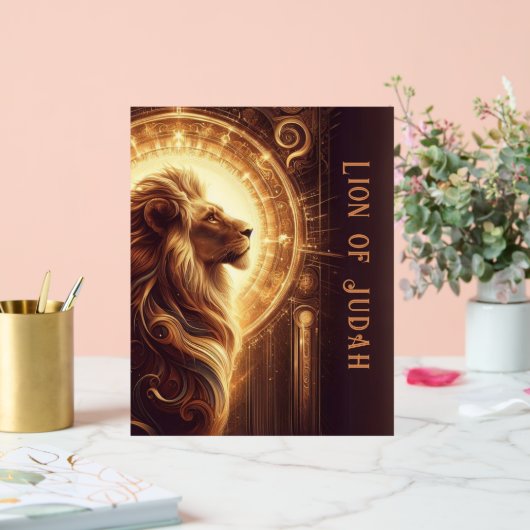 Leeuw van Juda Teken Acryl Bord (Huwelijk)