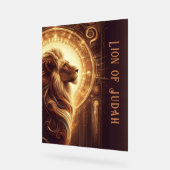 Leeuw van Juda Teken Acryl Bord (Hoek)