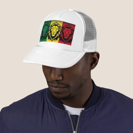 Leeuw van Juda Trucker Hat Pet (In situ)