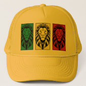 Leeuw van Juda Trucker Hat Pet (Voorkant)