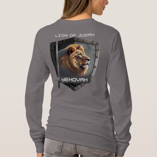 Leeuw Van Juda YeHoVaH T-shirt (Achterkant)