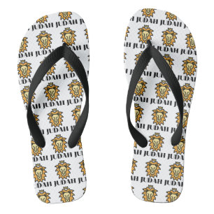 Leeuw van Judah Faith gebaseerd all-over unisex Teenslippers