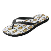 Leeuw van Judah Faith gebaseerd all-over unisex Teenslippers (Schuin)
