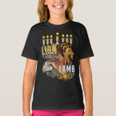 Leeuw van Judah Lamb van Gods T-Shirt (Voorkant)