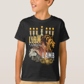 Leeuw van Judah Lamb van Gods T-shirt (Voorkant)