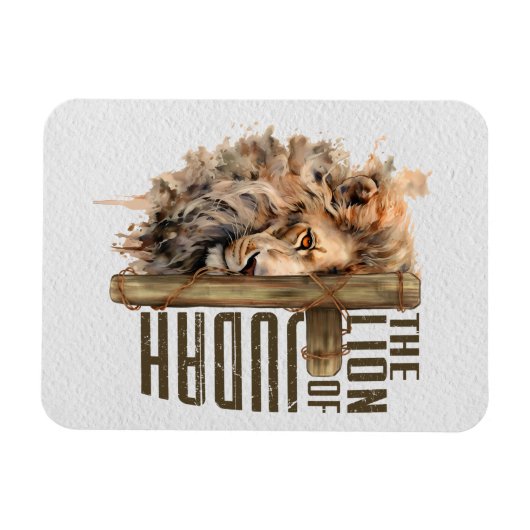 Leeuw van Judah Magnet Magneet (Horizontaal)