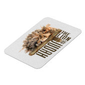 Leeuw van Judah Magnet Magneet (Linkerzijde)