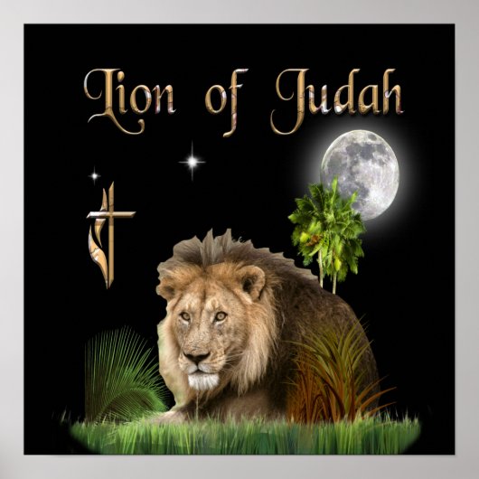 Leeuw van Judah Poster (Voorkant)