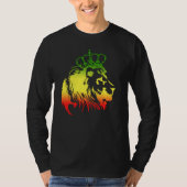 Leeuw van Judah - Rasta T-shirt (Voorkant)