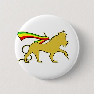 Leeuw van Judah Ronde Button 5,7 Cm