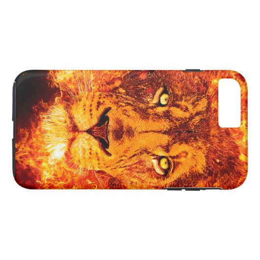 Leeuw van Judah Rood Sinaasappel Case-Mate iPhone Case (Achterkant (Horizontaal))