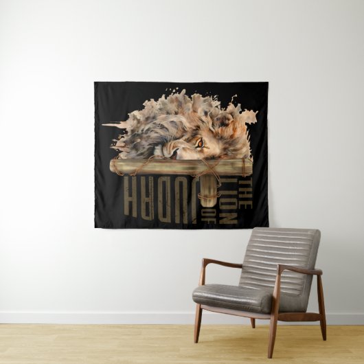 Leeuw van Judah Tapestry Wandkleed (In Situ (horizontaal))