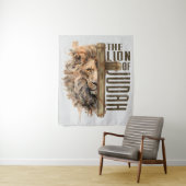 Leeuw van Judah Tapestry Wandkleed (In situ)
