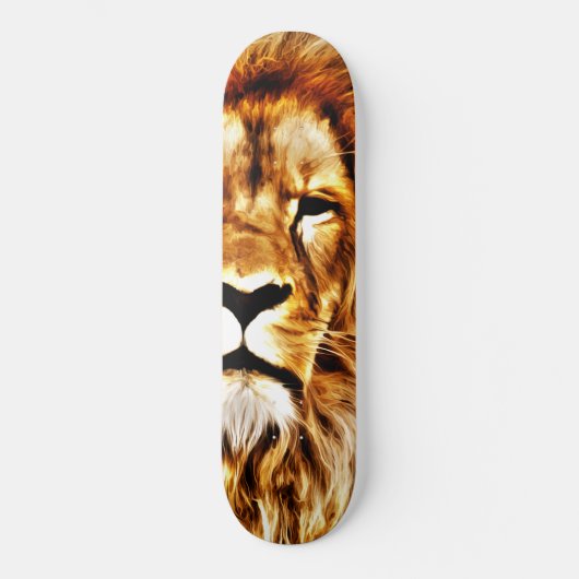 Leeuw van koninklijke status persoonlijk skateboard (Voorkant)