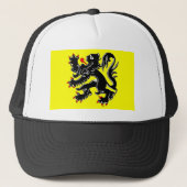 Leeuw van Vlaanderen Trucker Pet (Voorkant)