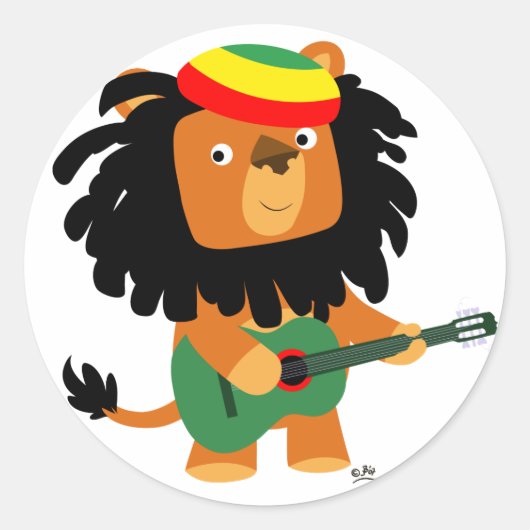 Leeuw van Zion sticker (Voorkant)