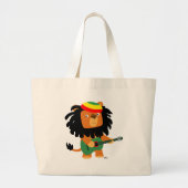 Leeuw van Zion strandtas Grote Tote Bag (Voorkant)