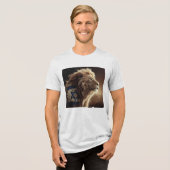Leeuw van Zion trui Tri-Blend Shirt (Voorkant volledig)