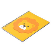 Leeuw verjaardag kunst voor kinderen notitieboek (Linkerzijde)