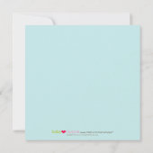 Leeuw & Vogeltje Designer Geboorteaankondiging (bl Aankondiging (Achterkant)