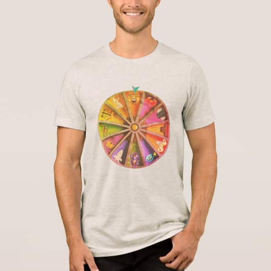 Leeuw voor de winst Tri-Blend shirt (Voorkant)