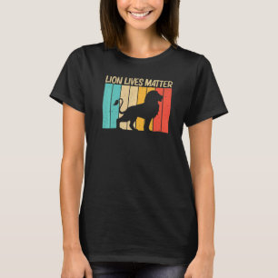 Leeuw Voor Mannen Vrouwen Leeuw Jungle Safari Dier T-shirt