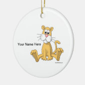 Leeuw - Vrouw Keramisch Ornament (Links)