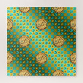 Leeuw & Vuur Hond Legpuzzel (Horizontaal)