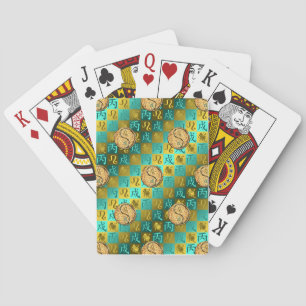 Leeuw & Vuur Hond Pokerkaarten