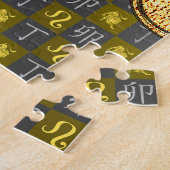Leeuw & Vuur Konijn Legpuzzel (Zijkant)