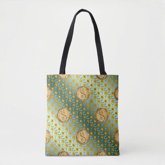 Leeuw & Vuur Slang Tote Bag (Voorkant)