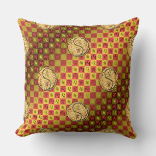 Leeuw & Vuur Tijger Kussen