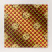 Leeuw & Vuur Tijger Legpuzzel (Horizontaal)