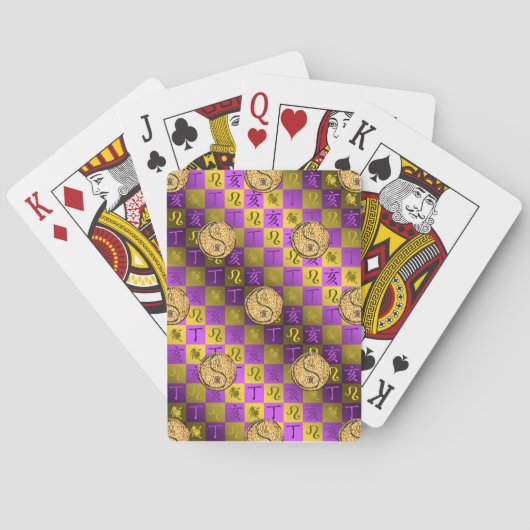 Leeuw & Vuur Zwijn Pokerkaarten (Achterkant)
